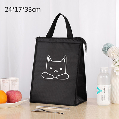 Nagy kapacitású termikus ebéddoboz táskák női gyerekeknek, oxfordi textil piknik élelmiszer Bento szigetelő hűtőtáska tárolótáska konténer