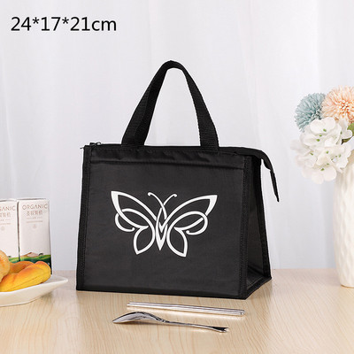 Nagy kapacitású termikus ebéddoboz táskák női gyerekeknek, oxfordi textil piknik élelmiszer Bento szigetelő hűtőtáska tárolótáska konténer