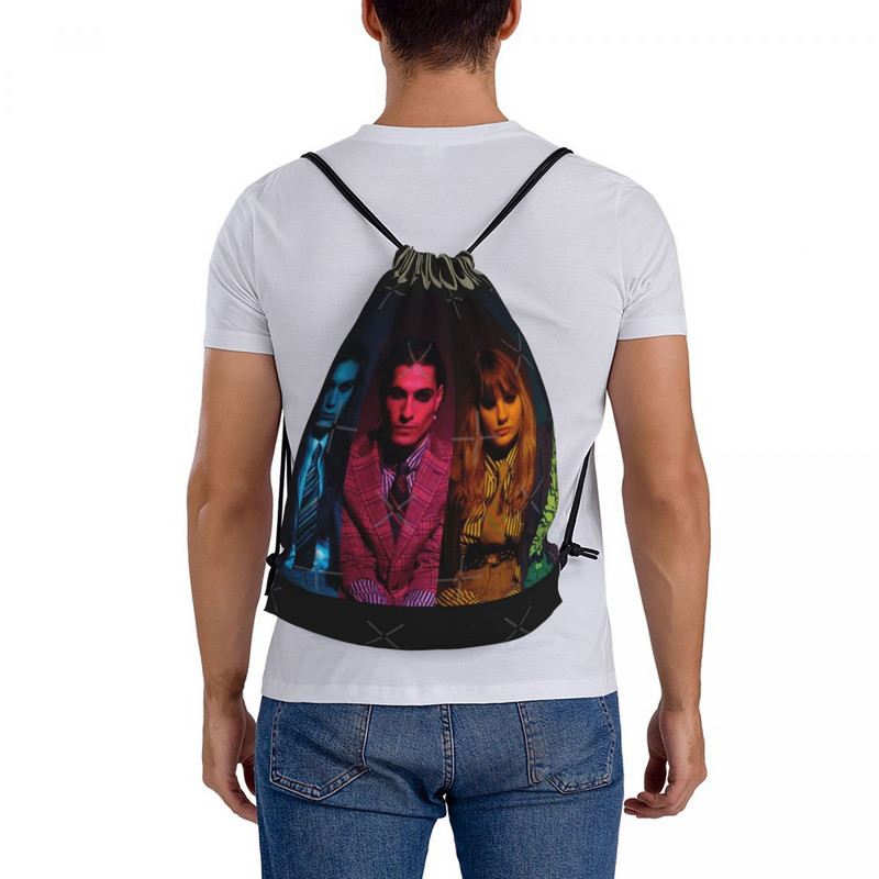 Maneskin 4 torbe s uzicom Ruksaci Školska torba Prilagođena torba Mali ruksak Torbe s uzicom