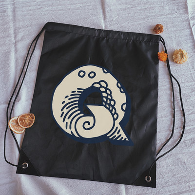 Torbe s uzicom Kreativni valovi Ispis slova Dječji ruksak Ženska torba za jogu Torbe za crtanje Elegantna i prijenosna muška torba za teretanu