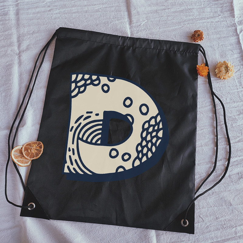 Torbe s uzicom Kreativni valovi Ispis slova Dječji ruksak Ženska torba za jogu Torbe za crtanje Elegantna i prijenosna muška torba za teretanu