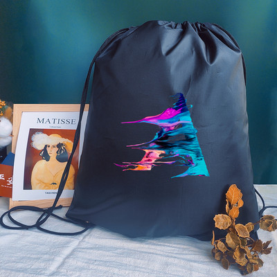 Bărbați Genți Sport Femei Geantă de yoga Personalizați Rucsac Geanta de carte Geanta cu cordon Imprimare cu litere creative Rucsac pentru școală pentru copii