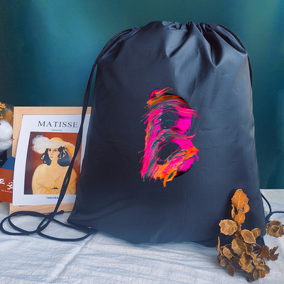 Bărbați Genți Sport Femei Geantă de yoga Personalizați Rucsac Geanta de carte Geanta cu cordon Imprimare cu litere creative Rucsac pentru școală pentru copii