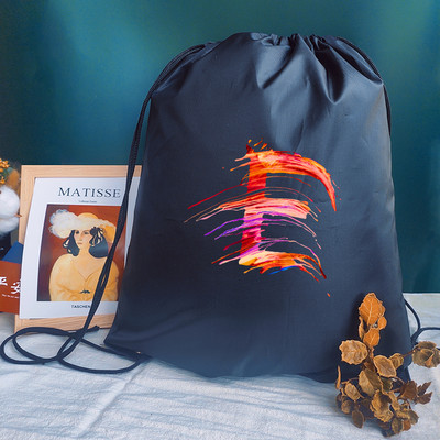 Bărbați Genți Sport Femei Geantă de yoga Personalizați Rucsac Geanta de carte Geanta cu cordon Imprimare cu litere creative Rucsac pentru școală pentru copii