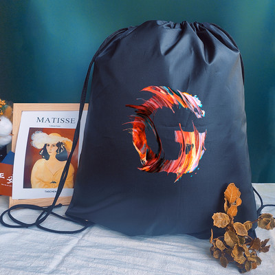 Bărbați Genți Sport Femei Geantă de yoga Personalizați Rucsac Geanta de carte Geanta cu cordon Imprimare cu litere creative Rucsac pentru școală pentru copii