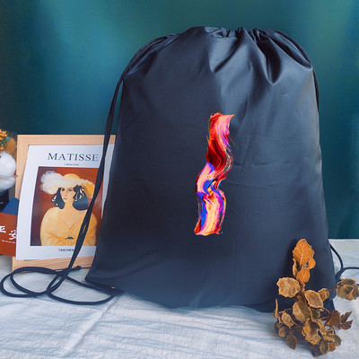 Bărbați Genți Sport Femei Geantă de yoga Personalizați Rucsac Geanta de carte Geanta cu cordon Imprimare cu litere creative Rucsac pentru școală pentru copii