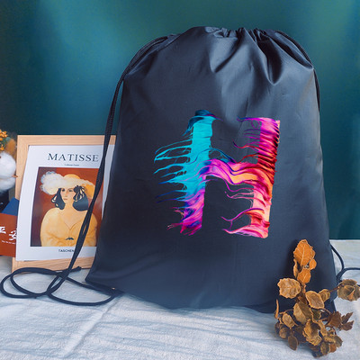 Bărbați Genți Sport Femei Geantă de yoga Personalizați Rucsac Geanta de carte Geanta cu cordon Imprimare cu litere creative Rucsac pentru școală pentru copii