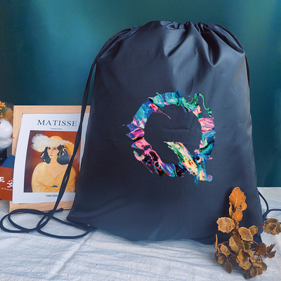 Bărbați Genți Sport Femei Geantă de yoga Personalizați Rucsac Geanta de carte Geanta cu cordon Imprimare cu litere creative Rucsac pentru școală pentru copii