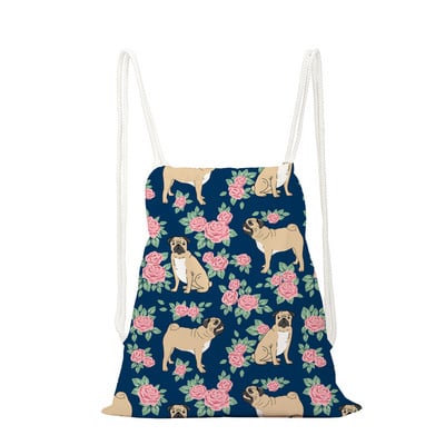 Olajfestmény nyomda hátizsák divat állati zsinóros táska nagy kapacitású cipőtáska iskola környezetvédelmi tároló táska