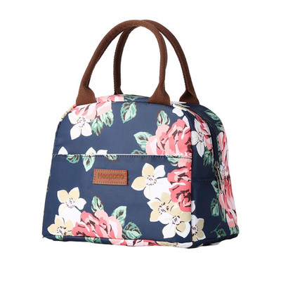 Funkcionális mintázatú hűtő ebédlődoboz Hordozható, szigetelt oxfordi szövetből készült ebédlőtáska termikus élelmiszer piknik ebédzsákok női gyerekeknek