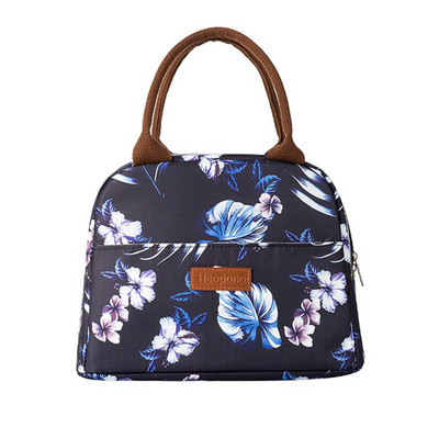 Funkcionális mintázatú hűtő ebédlődoboz Hordozható, szigetelt oxfordi szövetből készült ebédlőtáska termikus élelmiszer piknik ebédzsákok női gyerekeknek