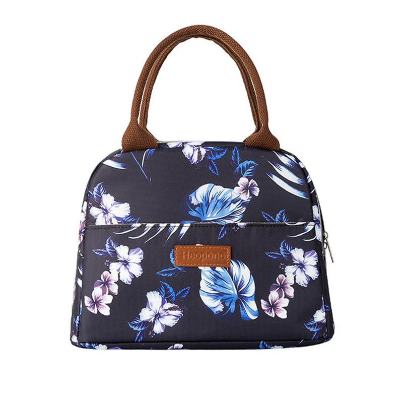 Funkcionális mintázatú hűtő ebédlődoboz Hordozható, szigetelt oxfordi szövetből készült ebédlőtáska termikus élelmiszer piknik ebédzsákok női gyerekeknek