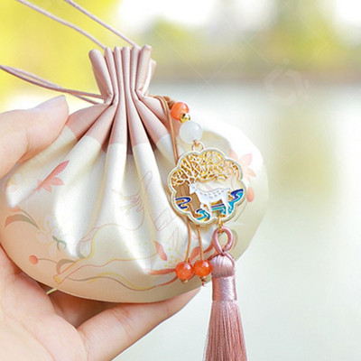 Han tkanina Brokat džep Tradicionalna festivalska vrećica Antikni stil Torbice za nakit Kineski stil Torbica Mala torbica Vrećica za blagoslov