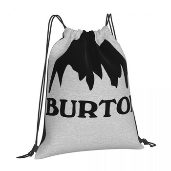 Burton Snowboards Mountain Drawstring Τσάντες Σακίδια πλάτης για κορίτσια Τσάντα για σχολική τσάντα για παπούτσια Τσάντες κορδονιών για παιδιά