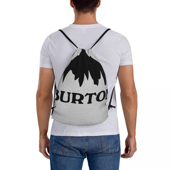 Burton Snowboards Mountain Drawstring Τσάντες Σακίδια πλάτης για κορίτσια Τσάντα για σχολική τσάντα για παπούτσια Τσάντες κορδονιών για παιδιά