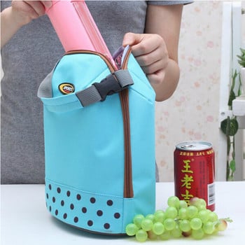 1 ΤΕΜ Oxford Hand Carry Thickened Cooler Bag Piknic Protable Ice Bags Food Thermal Organizer