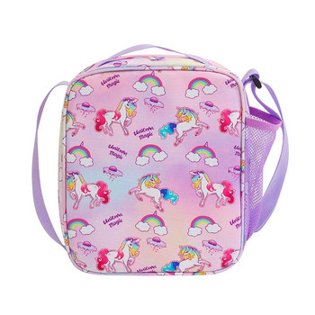 28GD Cute Unicorn Lunch Bag Cartoon Insolated Thermal Food Bag Kawaii Lunchbox Picnic Supplies Cooler bag for Kids Girl Boy