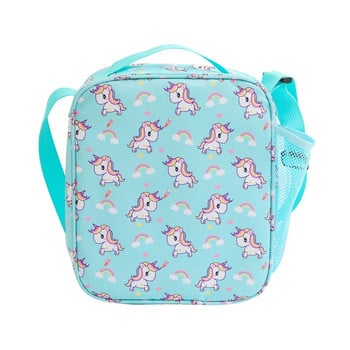 28GD Cute Unicorn Lunch Bag Cartoon Insolated Thermal Food Bag Kawaii Lunchbox Picnic Supplies Cooler bag for Kids Girl Boy