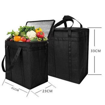 31L Εξαιρετικά μεγάλη μόνωση Cooler Cool Bag Food Drink Storage Cooler Bag Τσάντα για πικνίκ Κάμπινγκ Ταξίδι Τσάντα μεσημεριανού γεύματος Drink Ice Cooler Box