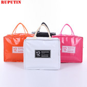 RUPUTIN nagyméretű termo ebédtáska hűtő ebédlő szigetelt friss zacskók női gyerekeknek, hővel párnázott doboz, nagy kapacitású élelmiszer-piknik táskák