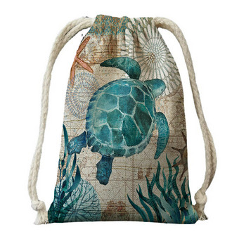 Ψηφιακή εκτύπωση Brew Bag Travel Canvas Classic Marine Pattern Backpack Τσάντα ταξιδιού