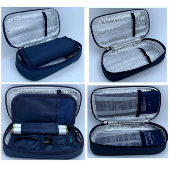 Πρακτική φορητή θήκη διαβητικού τσέπης Oxford Medicla Cooler Travel Case Protector Insulin Cooling Bag