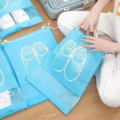 Vreće za konopac Torba za pohranu cipela Organizator Organizator Putna prijenosna torba od netkanog materijala Vodootporna odjeća Klasificirani džep za vješanje