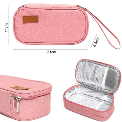 Prijenosni dijabetički džep bez gel rashladne torbe za inzulin Oxford toplinski izolirani Medicla hladnjak Zamrzivač lijekova za dijabetes