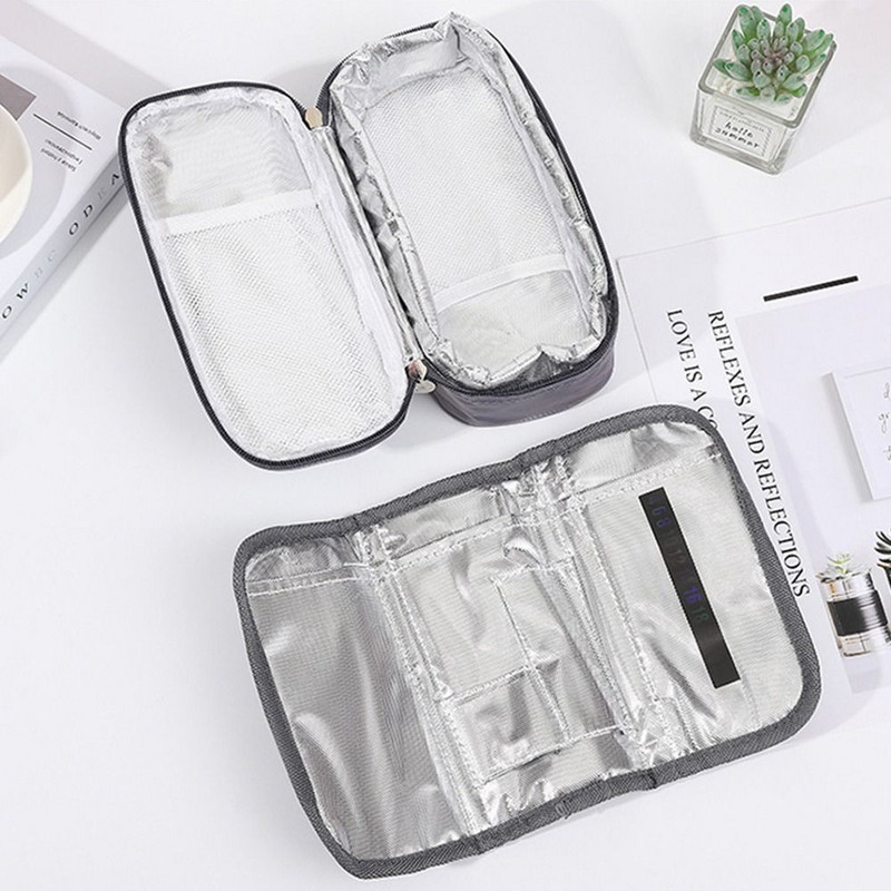 Prijenosni dijabetički džep bez gel rashladne torbe za inzulin Oxford toplinski izolirani Medicla hladnjak Zamrzivač lijekova za dijabetes