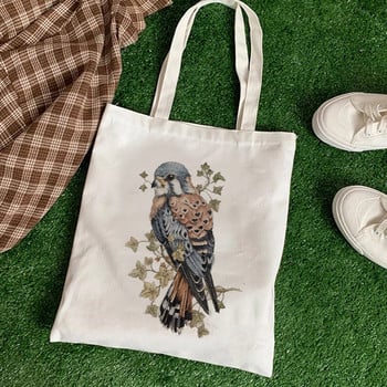 Kawaii Women Shopper Casual Animal Floral Γυναικεία βαμβακερή τσάντα Καμβά τσάντα τσάντα αγορών Τσάντες αγορών Κοριτσίστικες τσάντες χειρός