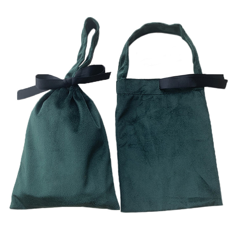 Noi pungi de ambalare pentru bijuterii din catifea, organizator de nuntă, cadouri pentru petrecerea de Crăciun, pungă de bomboane, cu șnur, geantă mică pentru încheietura mâinii, 1 buc.