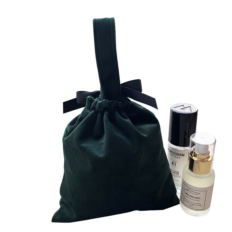 Noi pungi de ambalare pentru bijuterii din catifea, organizator de nuntă, cadouri pentru petrecerea de Crăciun, pungă de bomboane, cu șnur, geantă mică pentru încheietura mâinii, 1 buc.