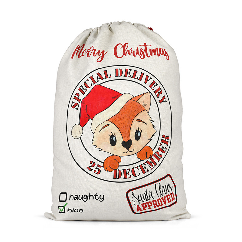 Božićne vrećice slatkiša Dječak Djevojčica Sretan Božić Elk Pas Poklon Čarapa Vrećica za naklonost Vrećica Konac Poklon Džep Dekoracija festivala
