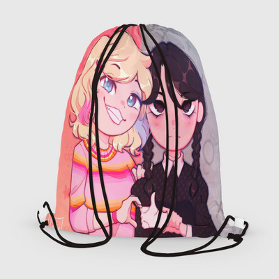 Wednesday Addams Ruksak Torbe s uzicom Ženske torbe za pohranu Gothic Girls Torba za rame Nevermore Academy for Travel Držač za cipele