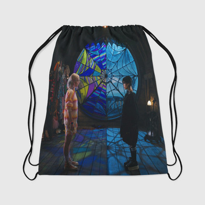 Wednesday Addams Ruksak Torbe s uzicom Ženske torbe za pohranu Gothic Girls Torba za rame Nevermore Academy for Travel Držač za cipele