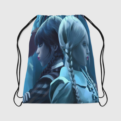 Wednesday Addams Ruksak Torbe s uzicom Ženske torbe za pohranu Gothic Girls Torba za rame Nevermore Academy for Travel Držač za cipele