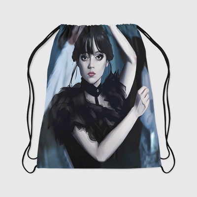 Wednesday Addams Ruksak Torbe s uzicom Ženske torbe za pohranu Gothic Girls Torba za rame Nevermore Academy for Travel Držač za cipele