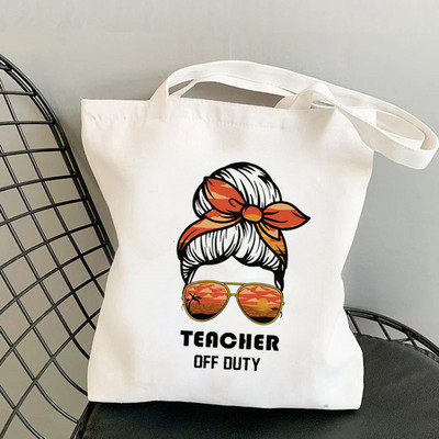 Modna ženska ručna torba Platnena torba za kupovinu Eko ženske torbe na rame Rainbow Teacher Ležerne velike ženske putne torbe 2022.