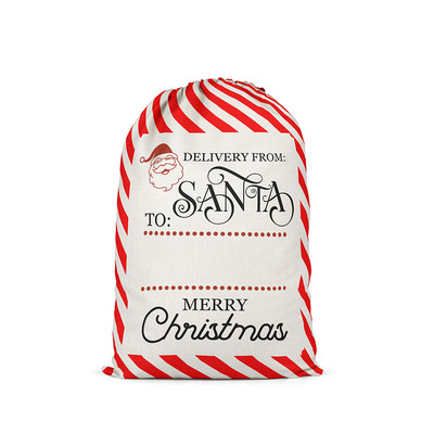 Božićni Elk Vrećica za poklon Dječak Djevojčica Party Bomboni Džep s uzicom Prilagodi Čestitka Sretan Božić Poklon Čarapa Shopping Mall