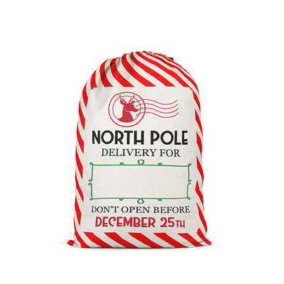 Božićni Elk Vrećica za poklon Dječak Djevojčica Party Bomboni Džep s uzicom Prilagodi Čestitka Sretan Božić Poklon Čarapa Shopping Mall