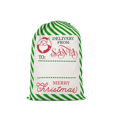 Božićni Elk Vrećica za poklon Dječak Djevojčica Party Bomboni Džep s uzicom Prilagodi Čestitka Sretan Božić Poklon Čarapa Shopping Mall