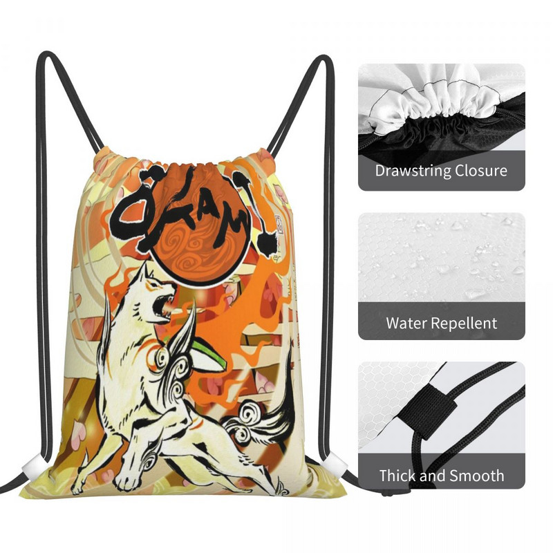 Okami Genti cu Snur Rucsaci Geanta Barbati Geanta Femeie Rucsaci Barbati Genti Personalizate Cu Logo