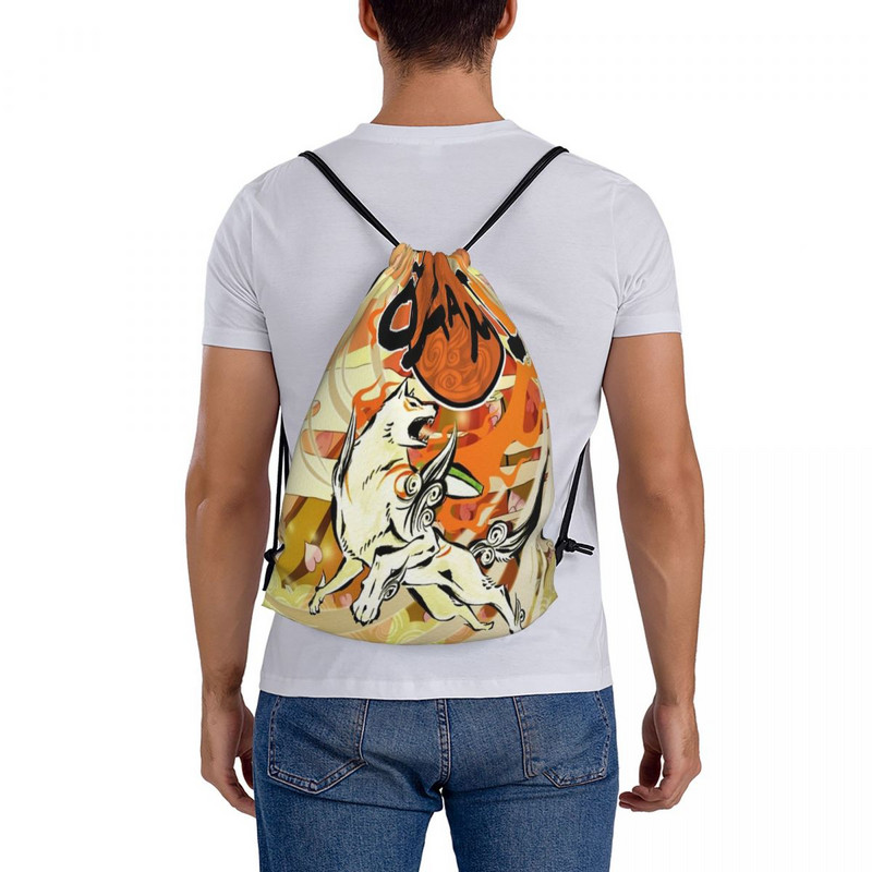 Okami Genti cu Snur Rucsaci Geanta Barbati Geanta Femeie Rucsaci Barbati Genti Personalizate Cu Logo