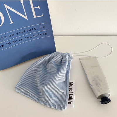 Geantă din velur cu șnur Koren, culoare solidă, căști, organizator de bijuterii, posetă cosmetică, ruj, pandantiv, ornamente, pungă de depozitare