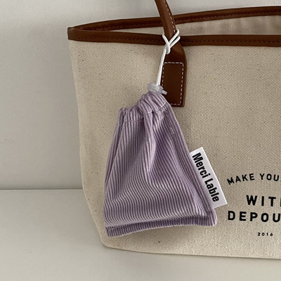 Geantă din velur cu șnur Koren, culoare solidă, căști, organizator de bijuterii, posetă cosmetică, ruj, pandantiv, ornamente, pungă de depozitare