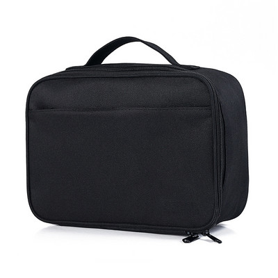 Bento pusdienu kastītes, zilas Oksfordas auduma izolācijas svītras, dinozauru soma kvadrātveida studentu pusdienu soma vīriešiem