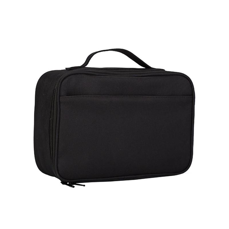 Bento Lunch Box Pick Kék Oxford vászonszigetelő csíkos dinoszaurusztáska Négyzet alakú diák ebédtáska férfiaknak