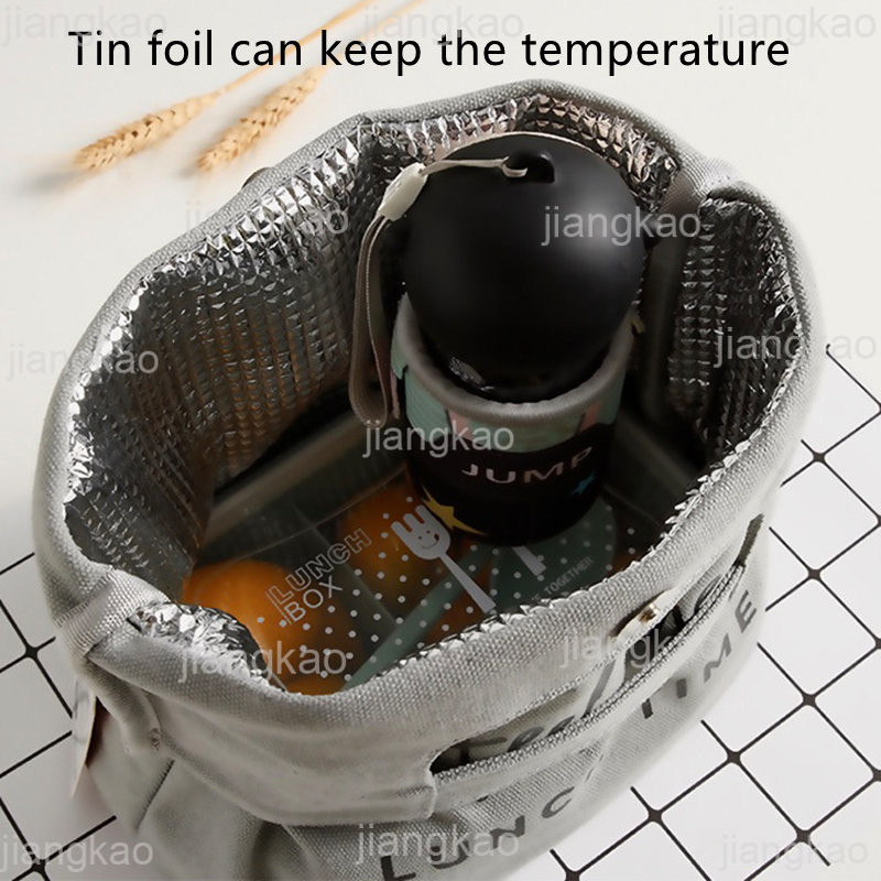 Merci Maitresse Print Funkcionalna rashladna torba za ručak Izolirane platnene torbe za ručak Termalna školska torbica za pohranu hrane Darovi za učitelje