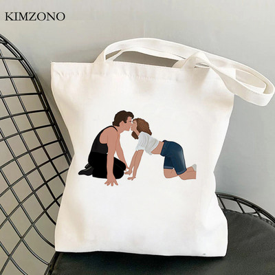 Dirty Dancing torba za kupovinu torba za recikliranje platnena torba za višekratnu upotrebu bolsa bolsas de tela velika torba boodschappentas sac cabas grab