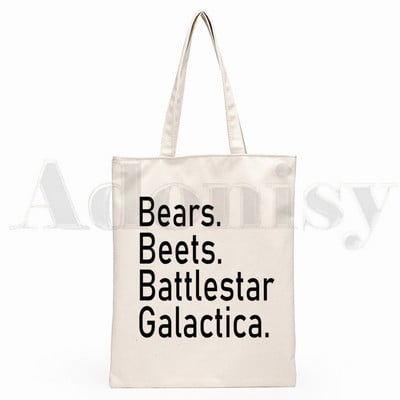 Geanta de mână Harajuku de mare capacitate pentru femei Geanta de cumpărături The Office TV Show Dunder Mifflin Paper Company Genți de pânză de umăr